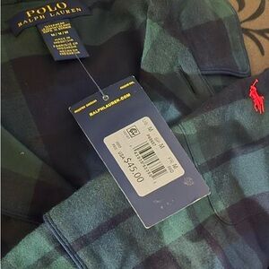 Polo Ralph Lauren Green Plaid Shirt